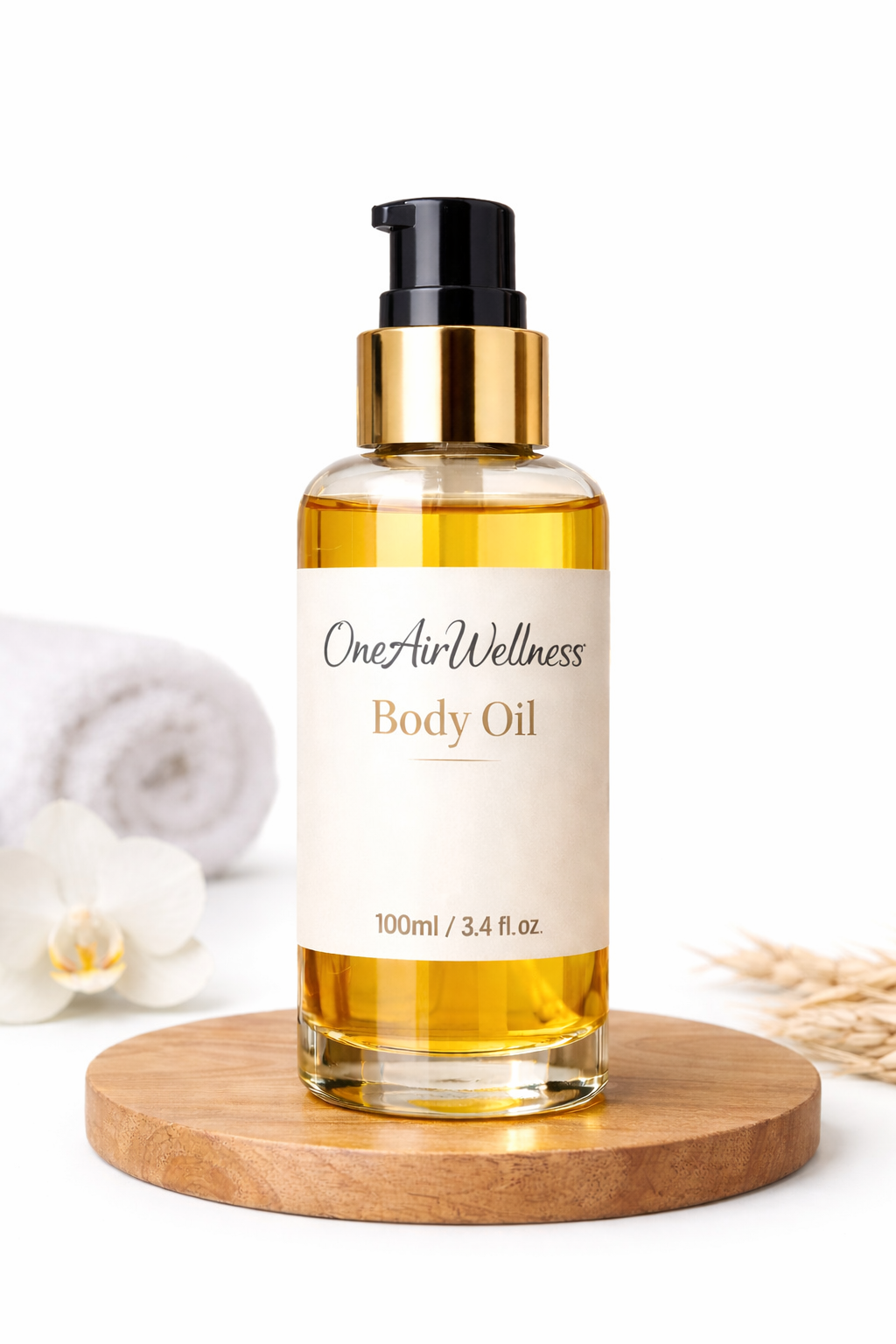 OneAirWellness Nourishing Body Oil – Natural Glow (100ml)